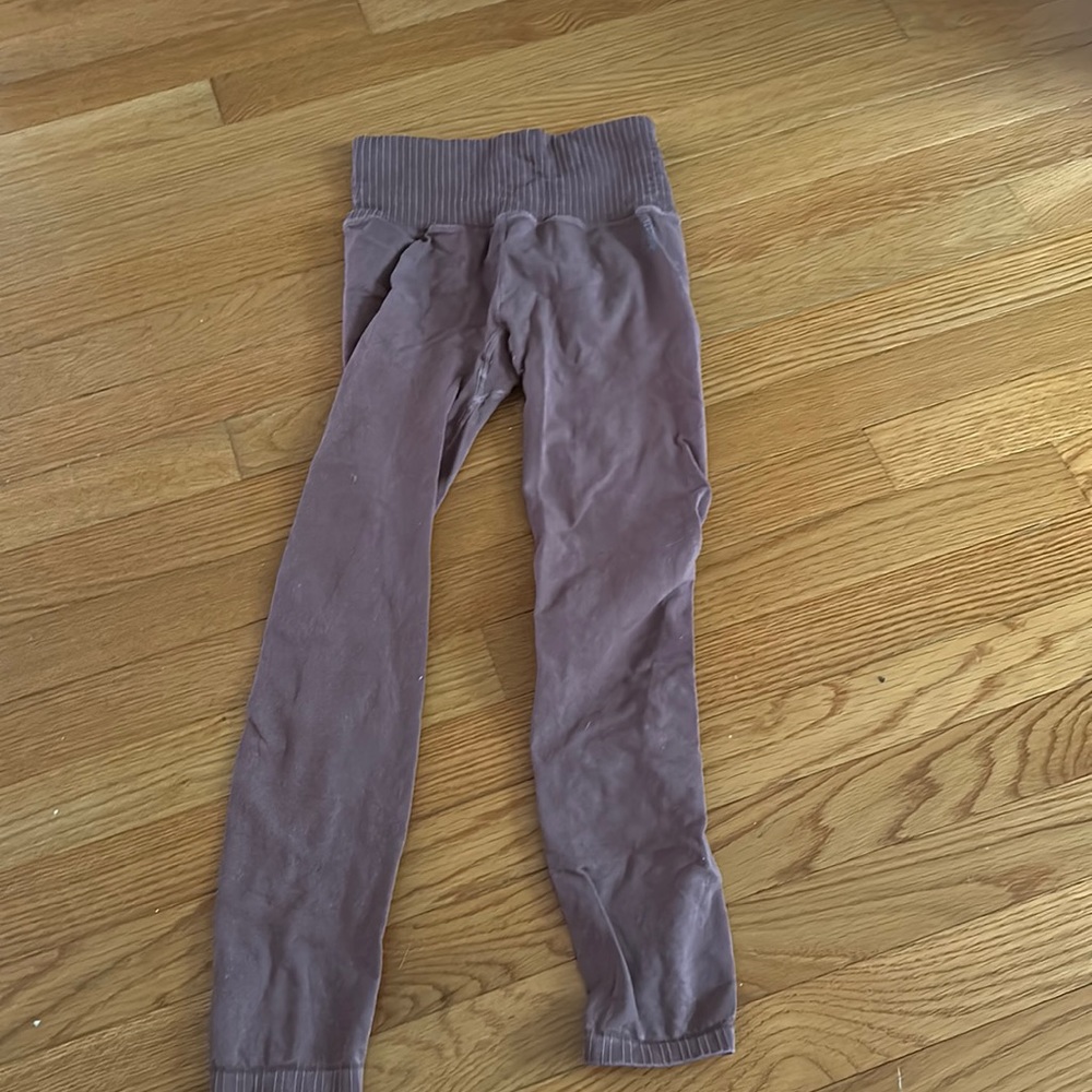 mauve free people leggings